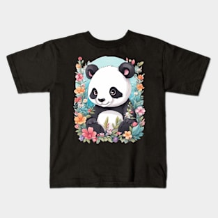 Cuta Panda Kids T-Shirt